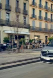 Renault Trucks Trafic driving on the street