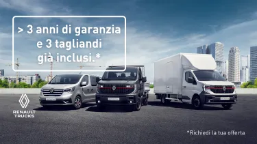 3 anni di garanzia